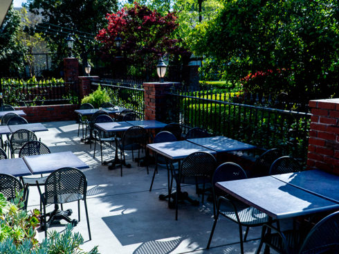 Mochuelo outdoor patio seating area