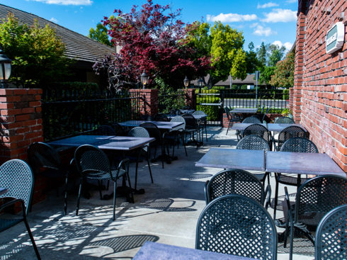 Mochuelo outdoor patio seating area